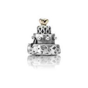 Retired PANDORA celebration cake charm